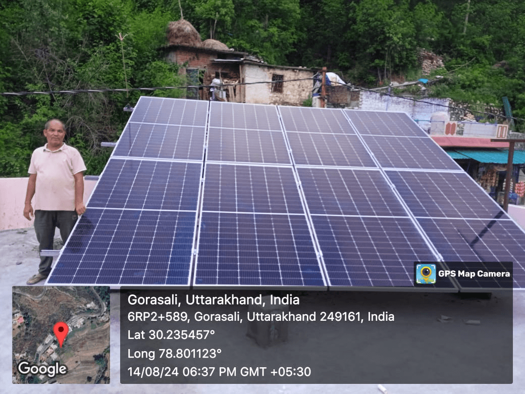 Residential solar — Gorasali, Pauri Garhwal, Uttarakhand